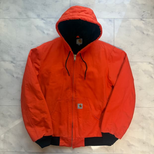 칼하트 j131 덕 액티브 자켓 오렌지
