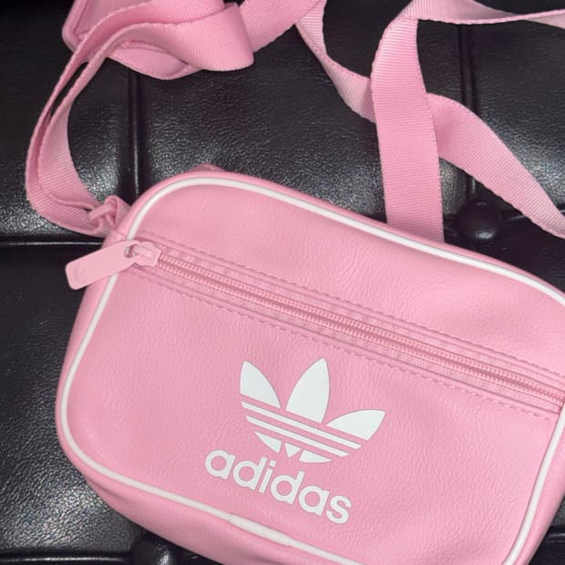 아디다스 오리지널 미니백 핑크