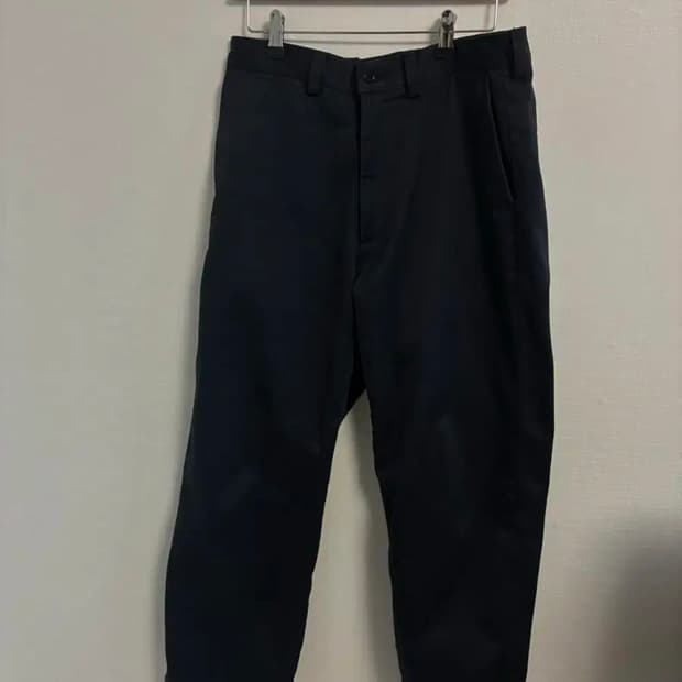 나나미카 와이드 스트레이트 치노 네이비 32