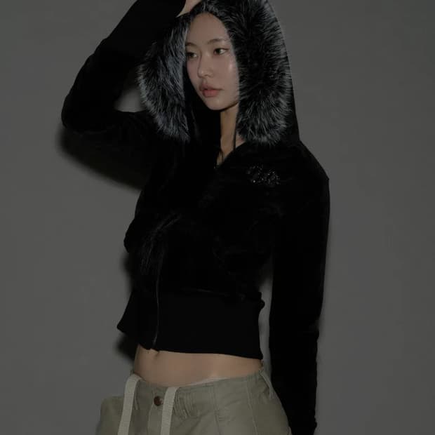 플리즈노팔로우 마리퍼 후드자켓 집업