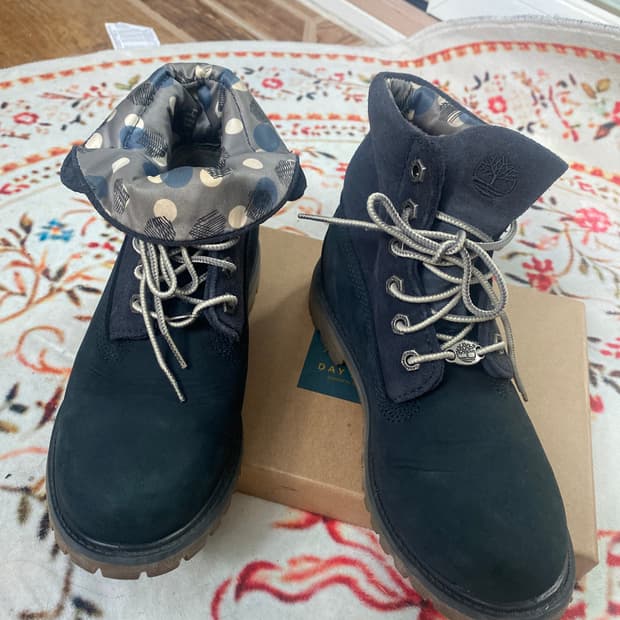 팀버랜드 롤탑 부츠 네이비 230mm