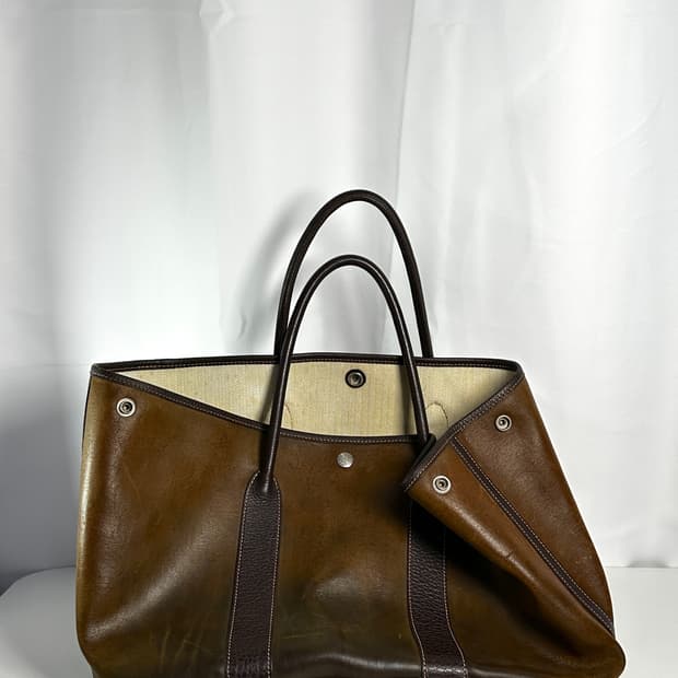 에르메스 가든파티 아마조니아 빈티지 토트백