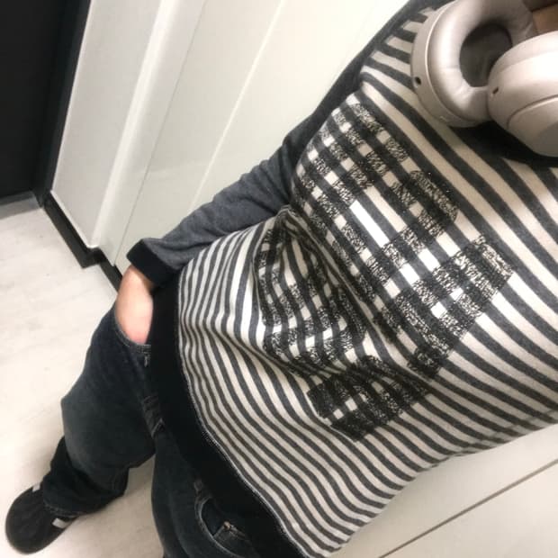 귀요미 리버서블 후드티 코디셋