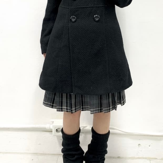[POM PONETTE] 폼포넷 너드걸 도쿄걸 체크 스커트