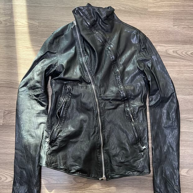 양가죽 아티잔 레더 자켓 캐롤크리스찬포엘 ma+ 보리스비잔샤베리