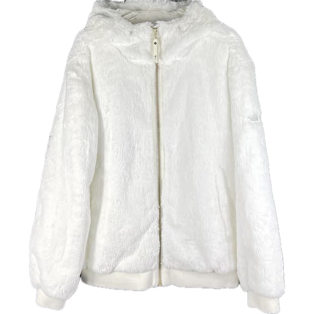 [M] 노스페이스 화이트라벨 플리스 퍼 후드 집업 자켓