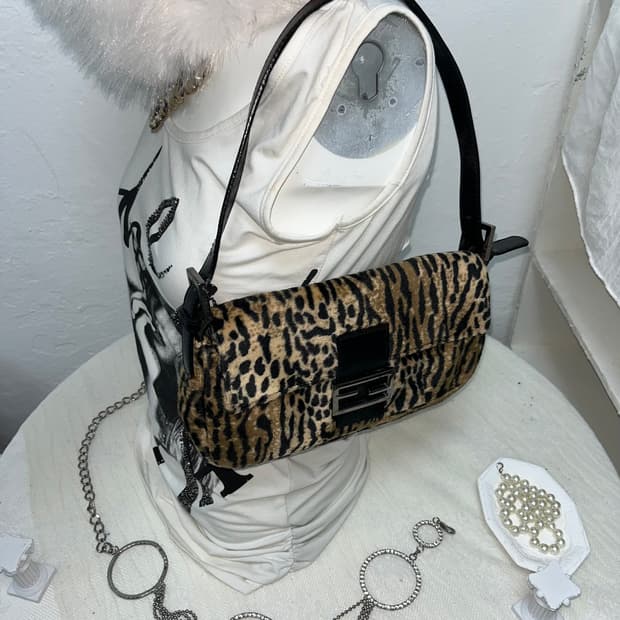 Fendi 레오파드 숄더백