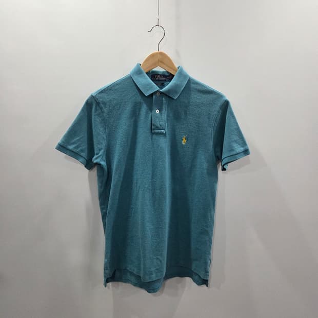 폴로랄프로렌 피케 카라 반팔티 청록색 M