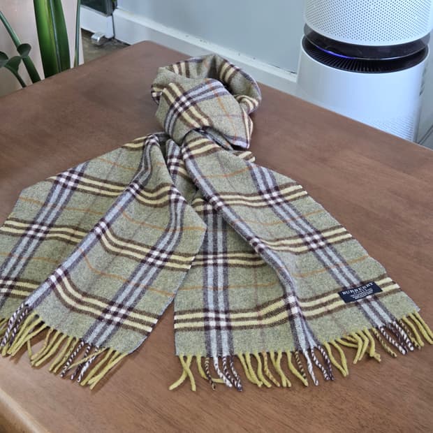 버버리 램스울 머플러 