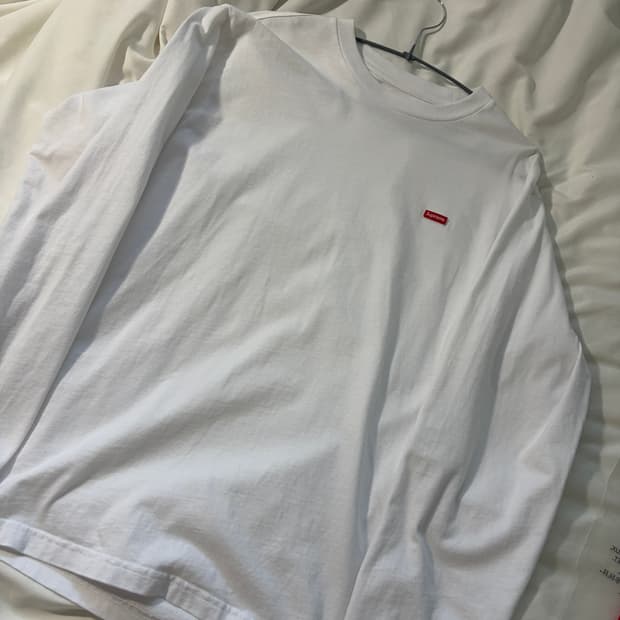 슈프림 스몰 박스 로고 롱슬리브