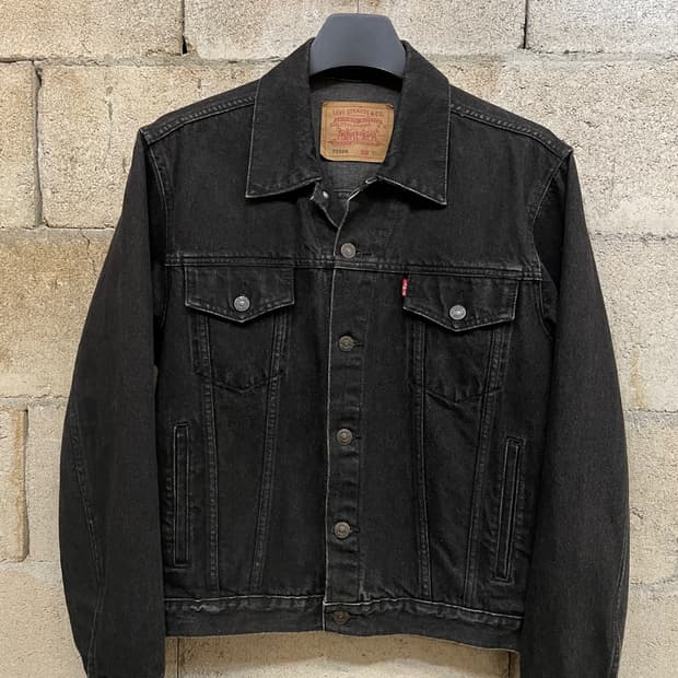 리바이스 3세대 흑청 데님 자켓