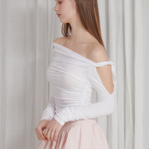 새상품) 페인오어플레져 TULIP MINI SKIRT PINK
