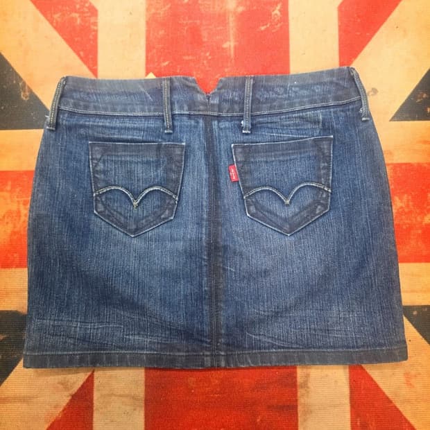 리바이스 로우라이즈(Levi's Lady Style) 데님 미니스커트
