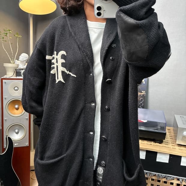 폴로 숄카라가디건