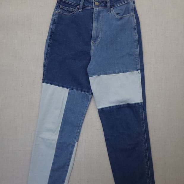 홀리스터 패치워크 데님 팬츠 25