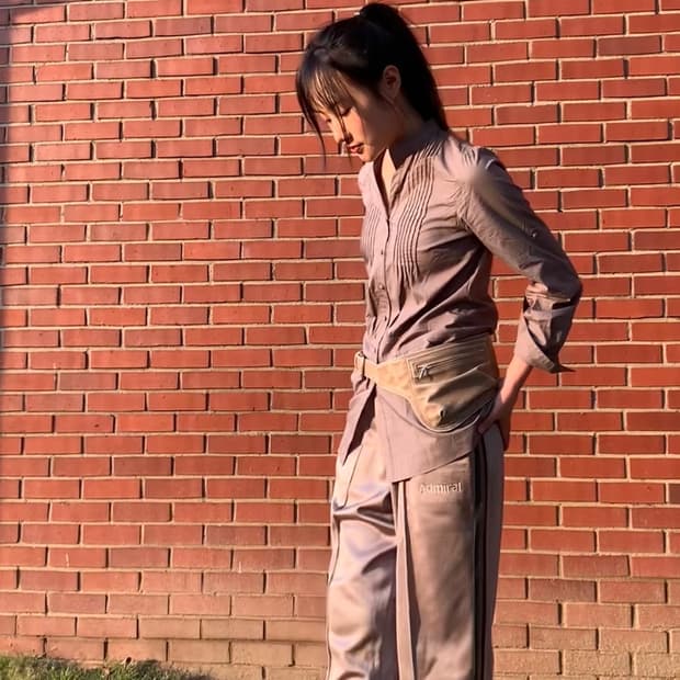 [NATURAL BEAUTY BASIC] shirring blouse