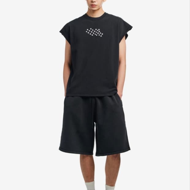 JORDAN M IH STARS CUT OFF TEE 조던 남성 인하우스