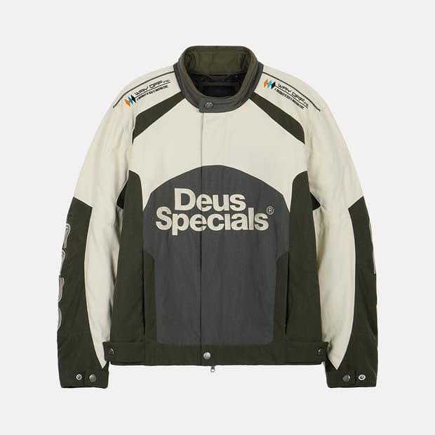 [L] 데우스 바이커 스탠드 넥 점퍼