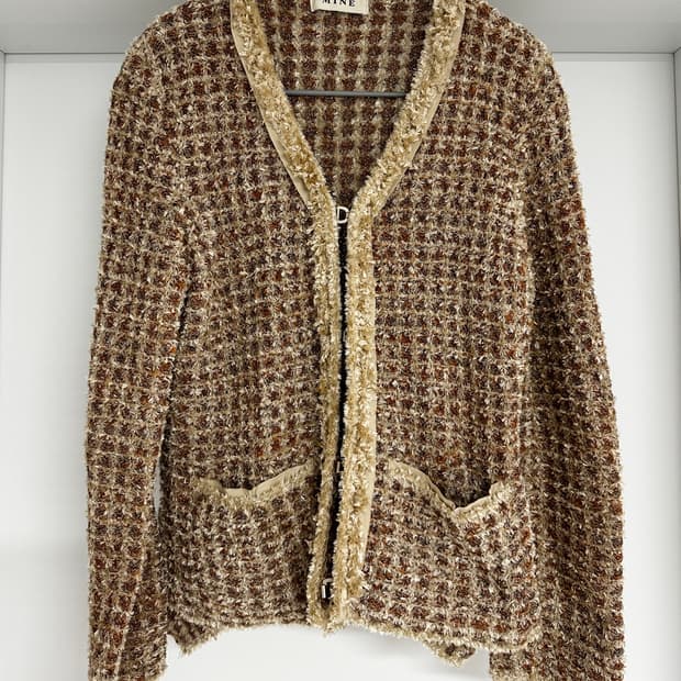 [한섬 마인] 여성 트위드 가디건