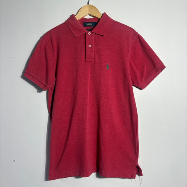 폴로랄프로렌 레드 반팔 카라티 (무료배송)