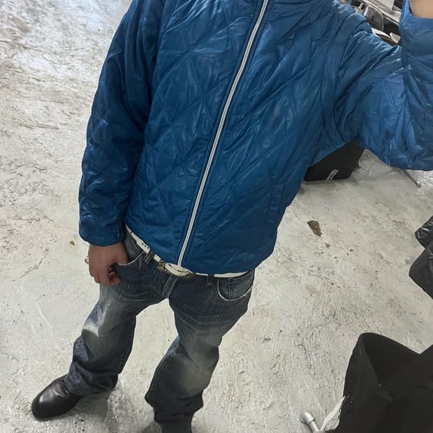 converse gimmick quilted padded jacket