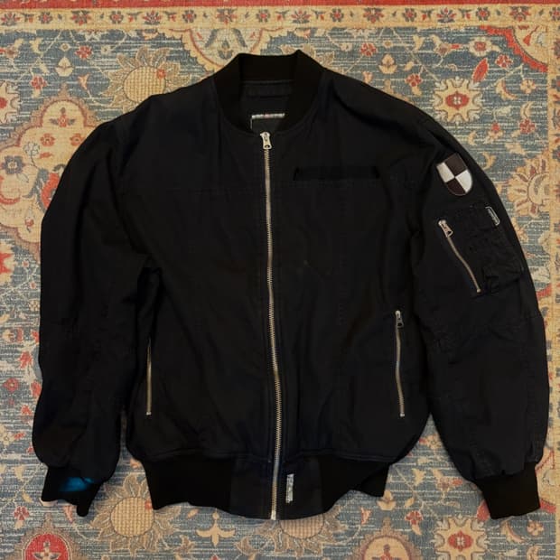 02 Neighborhood 패치워크 봄버재킷 ma-1