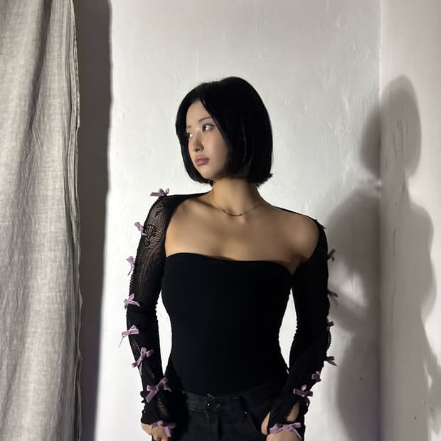 노드레스 볼레로 가디건