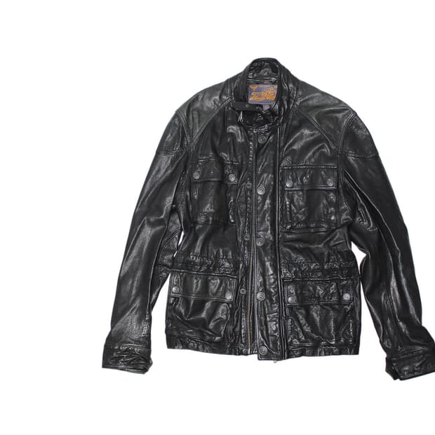 2000s 트루릴리전 램스킨 레더 자켓 