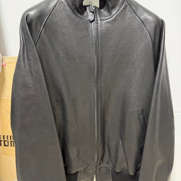 25aw herill 헤릴 램레더 위캔드 자켓 3