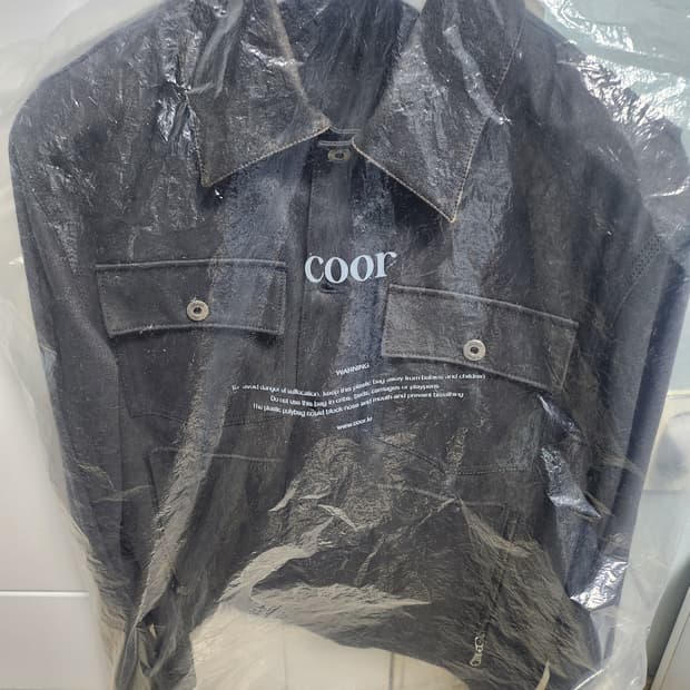 쿠어 레더 패치워크 필드 자켓 (올리브차콜) m