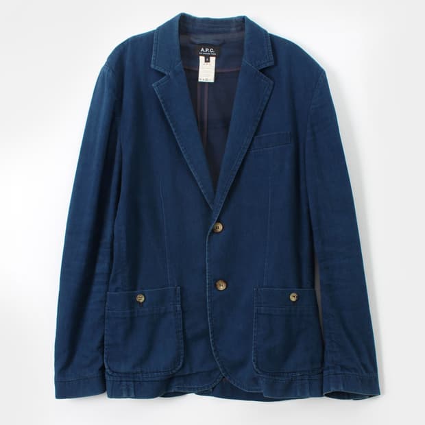 아페쎄 A.P.C 빈티지 데님 싱글 자켓