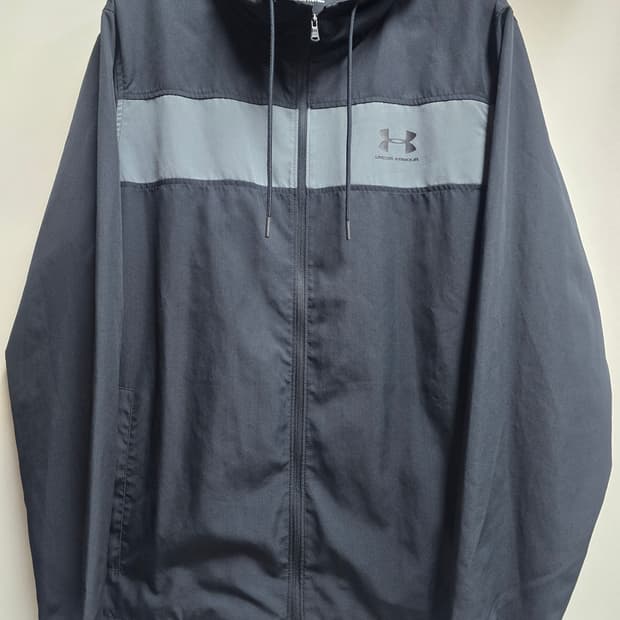 빅사이즈 언더아머 바람막이 후드 집업자켓 2XL