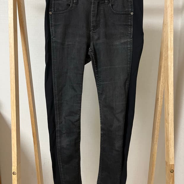 버버리 블랙 스키니진 26 정품