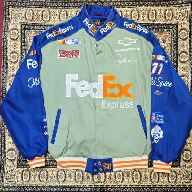 JH Design FedEx Express 레이싱 재킷