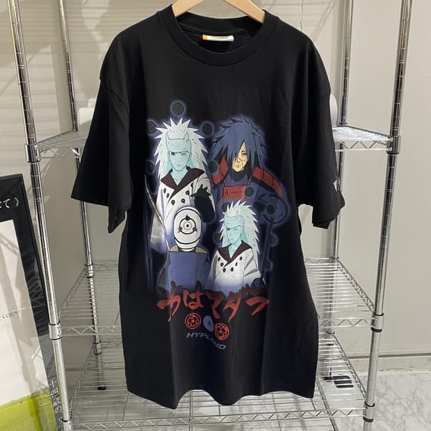 나루토 우치하 오피셜 애니메이션 티셔츠