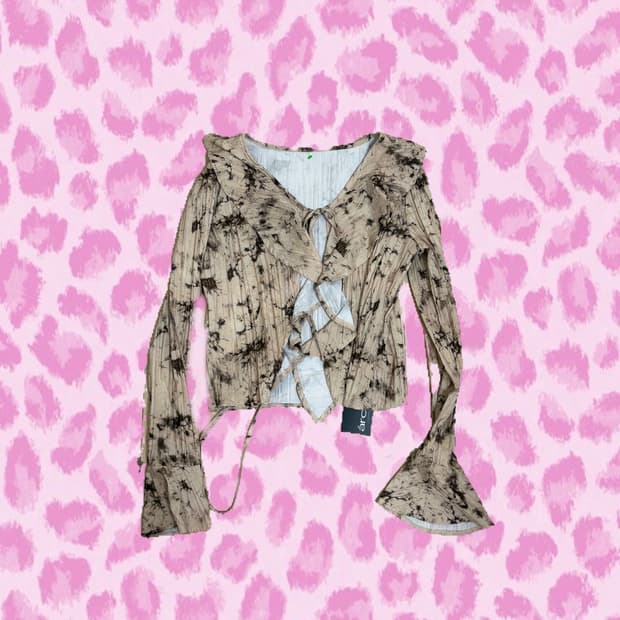 아카이브 엑스 히메 갸루 긴팔 블라우스