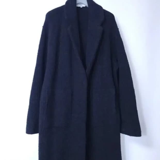 빈스 알파카 울 롱 자켓 가디건 S 사이즈