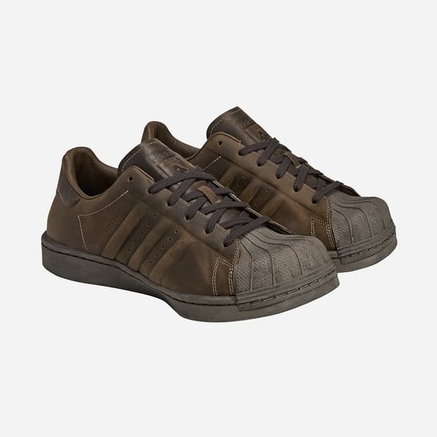 265 새제품) 아디다스 X AVAVAV 아바바브 슈퍼스타 브라운