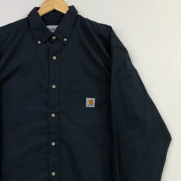 Xxl 칼하트 네이비 워크 셔츠