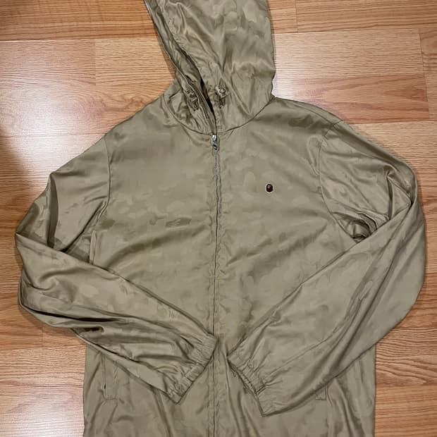 [M] 올드 베이프 카모 후드 바람막이 자켓