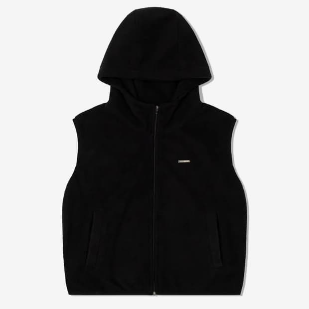 미세키서울  hoodie zip-up vest BLACK(OS)