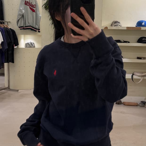 폴로 랄프로렌 레드 포니 스웻 셔츠  U13