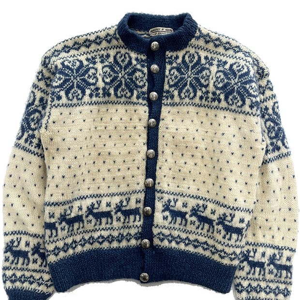  WILLIAM SCHMIDT CO OSLO 노르웨이 가디건