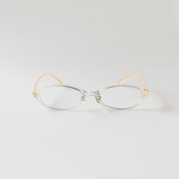 893 데드스탁 빈티지안경 클리어 뿔테 경량 클래식 픽키