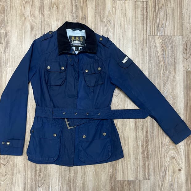 바버 인터내셔널 Oakwood 왁스 자켓 M 우먼스