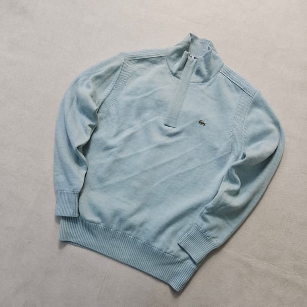 4 라코스테 하프집업 니트 0320Y