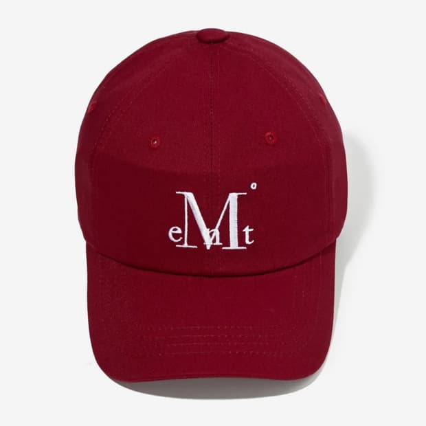 무센트 시그니처 볼캡 (버건디)