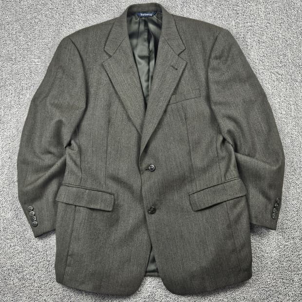 버버리 투 버튼 블레이저 싱글 자켓 ( 40 R ) / 10079