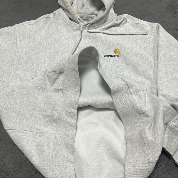 칼하트 wip 윕 후드티 백염 애쉬 그레이