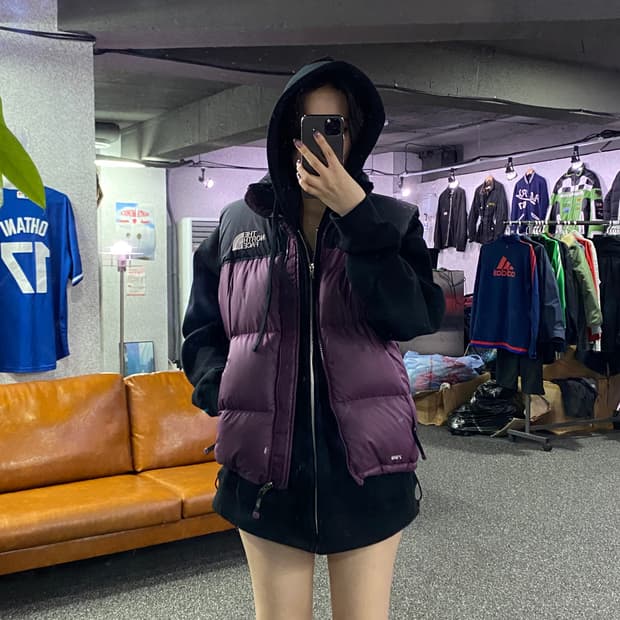노스페이스 퍼플 다운 베스트 B2901